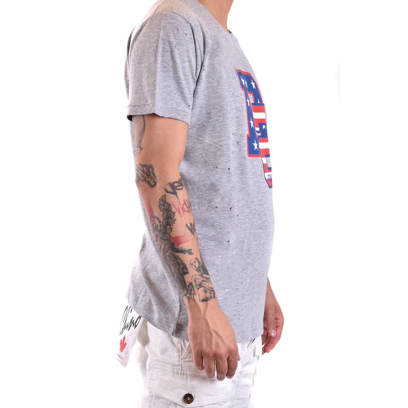 Dsquared2 T-shirt Heren Grijs #2424456