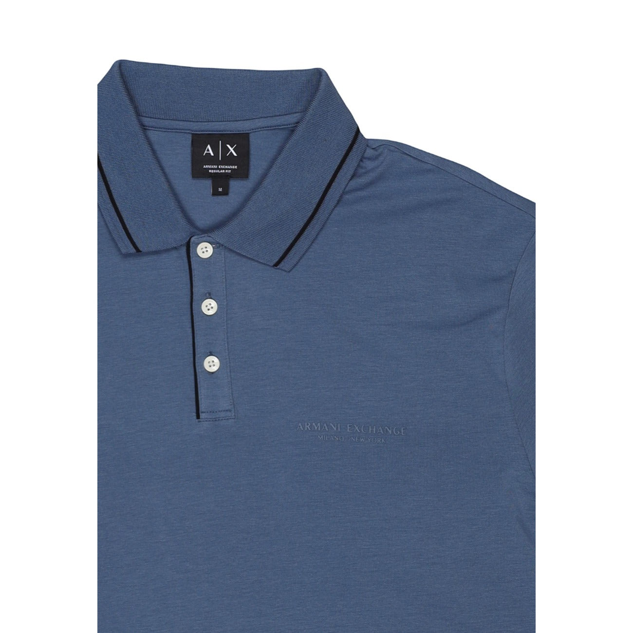 Armani Exchange Polo Top Heren Blauw