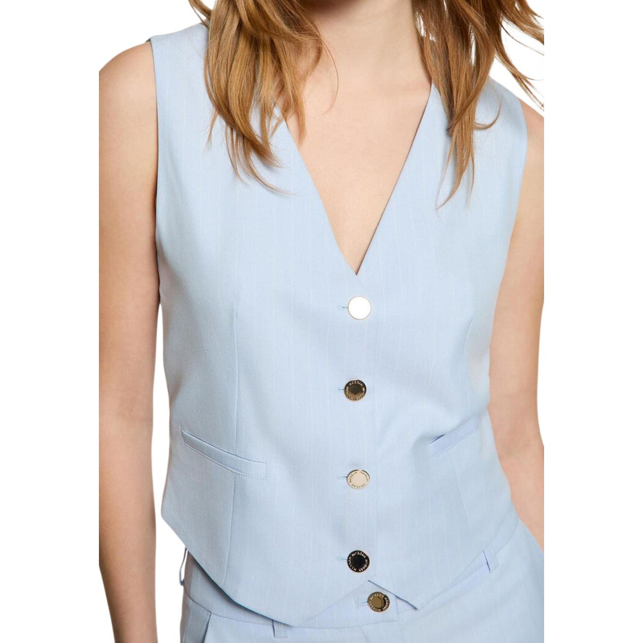 Morgan De Toi Weste Damen Hellblau