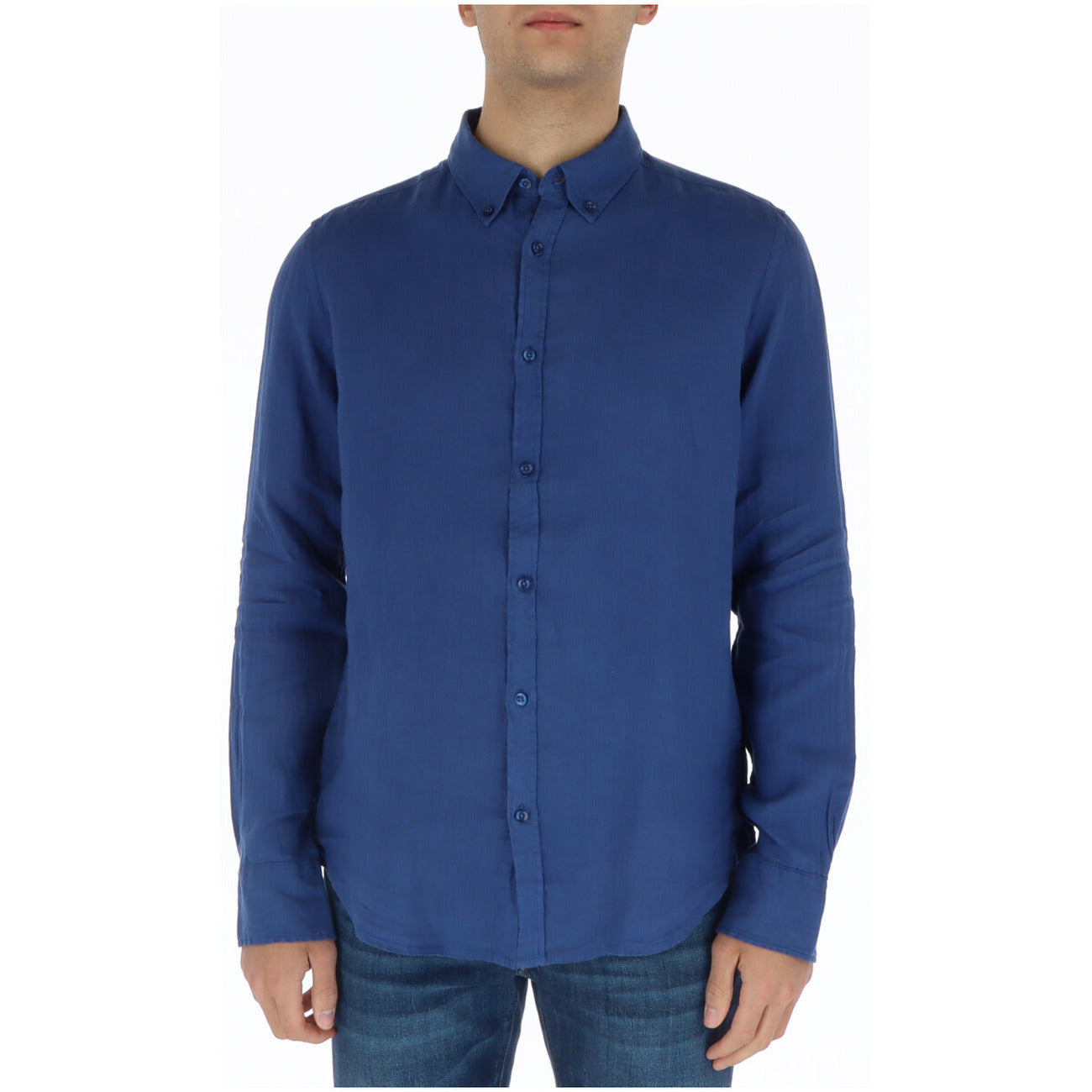 Brian Brome Shirt Heren Blauw #2201535