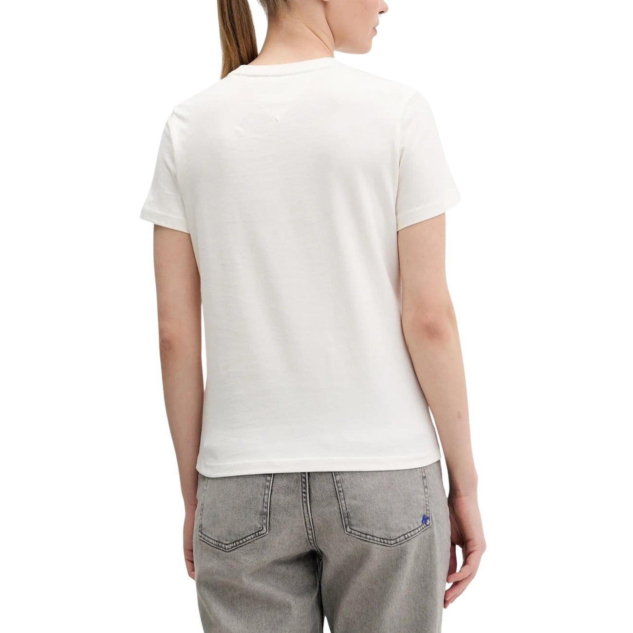 Tommy Hilfiger Jeans T-Shirt Damen Weiß #2450566