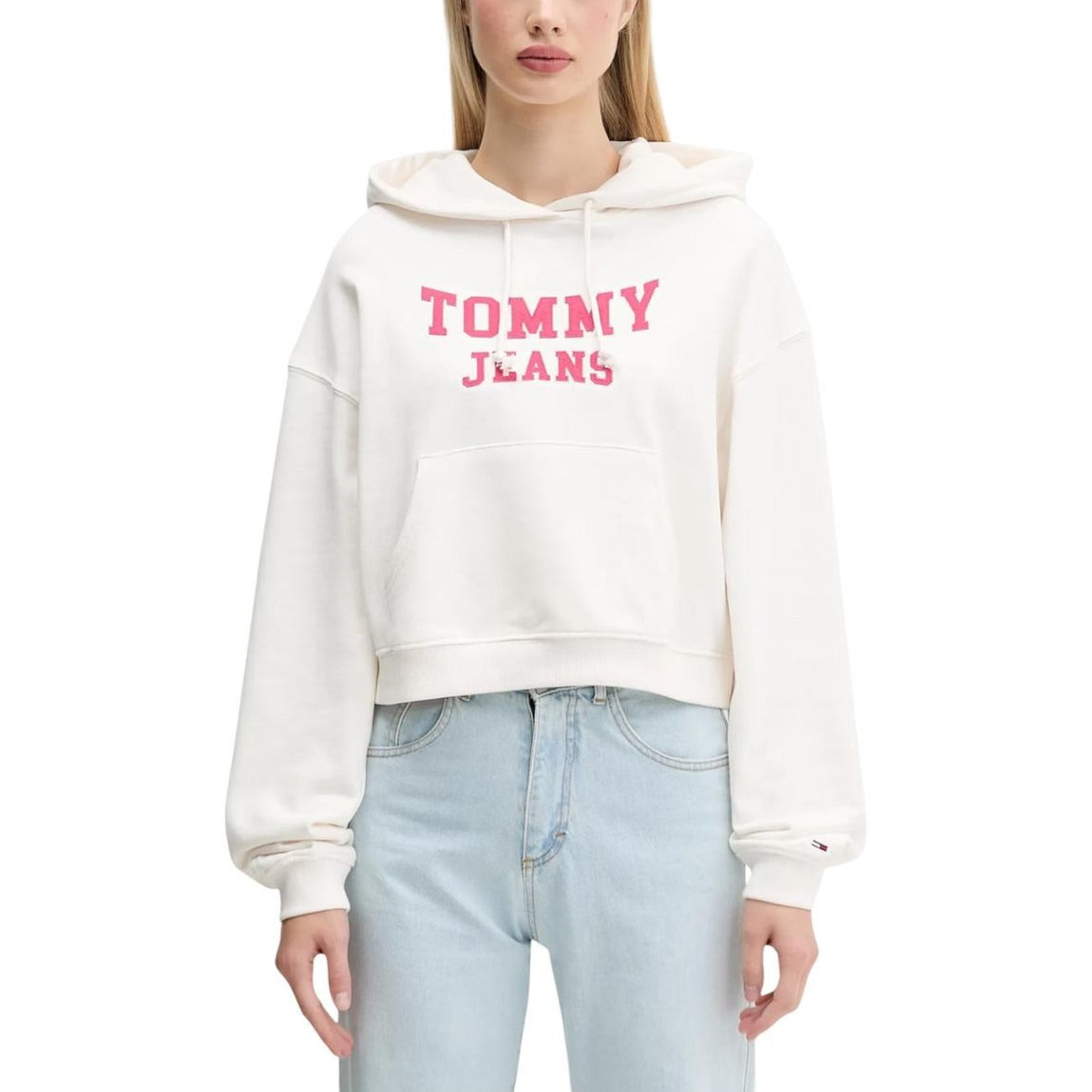 Tommy Hilfiger Jeans Sweatshirt Damen Weiß #2439060