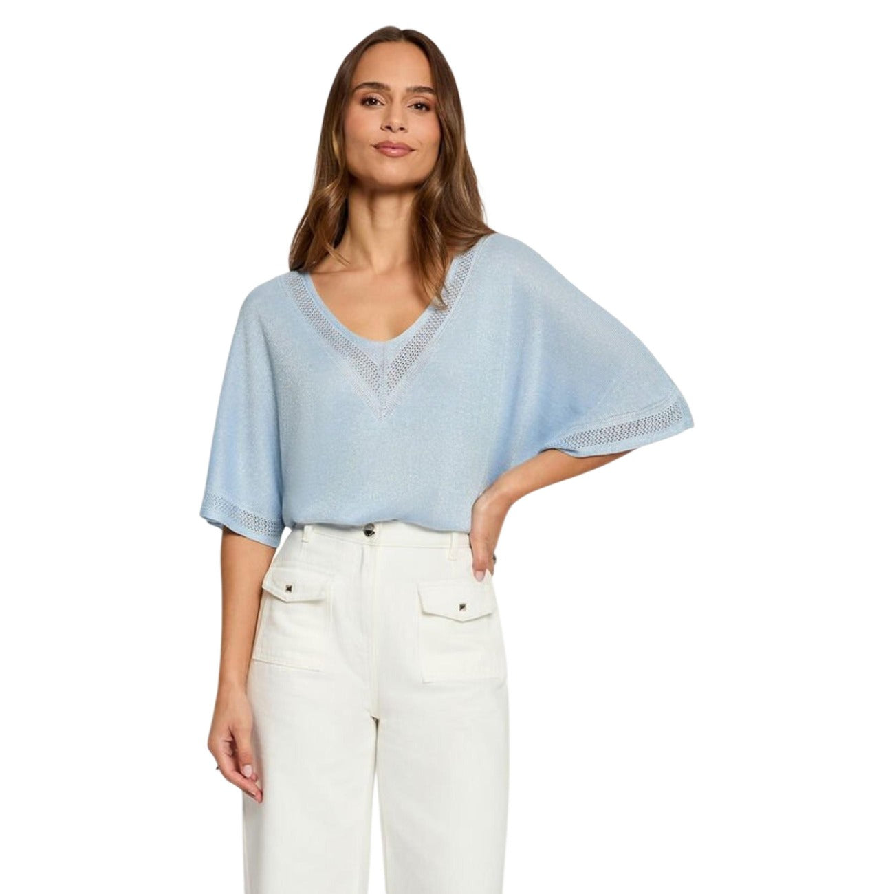 Morgan De Toi Strickmode Damen Beige