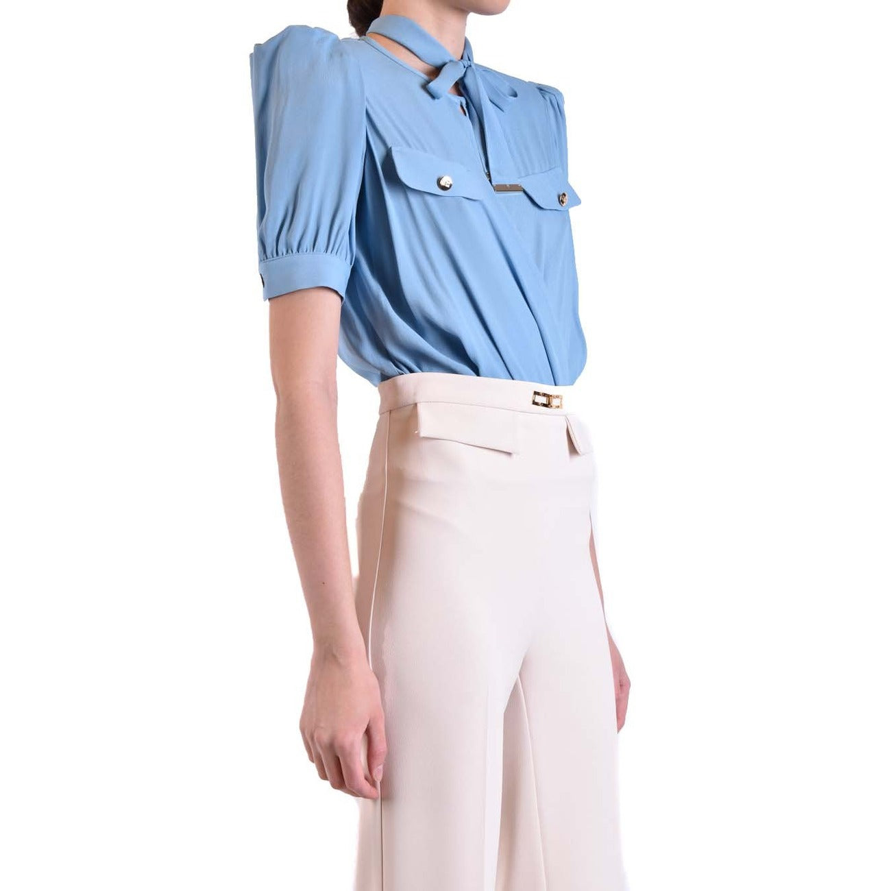 Elisabetta Franchi Bloes Dames Lichtblauw
