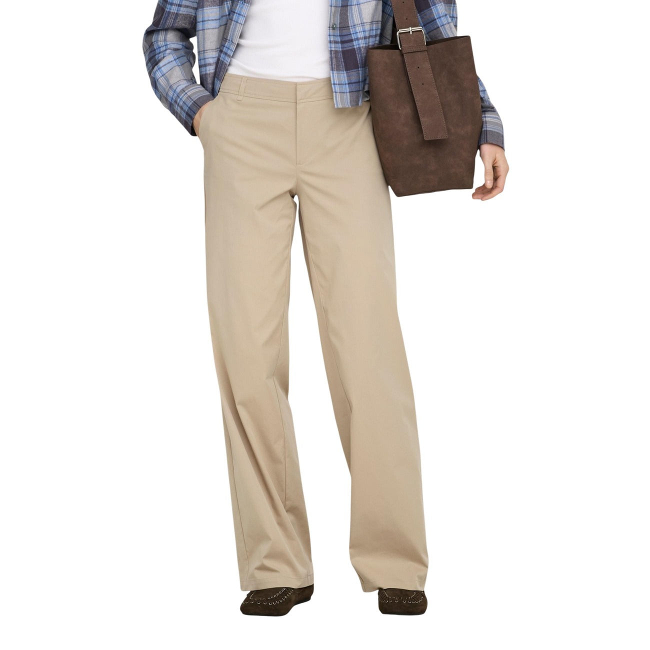 Only Trousers Women Beige #2465888