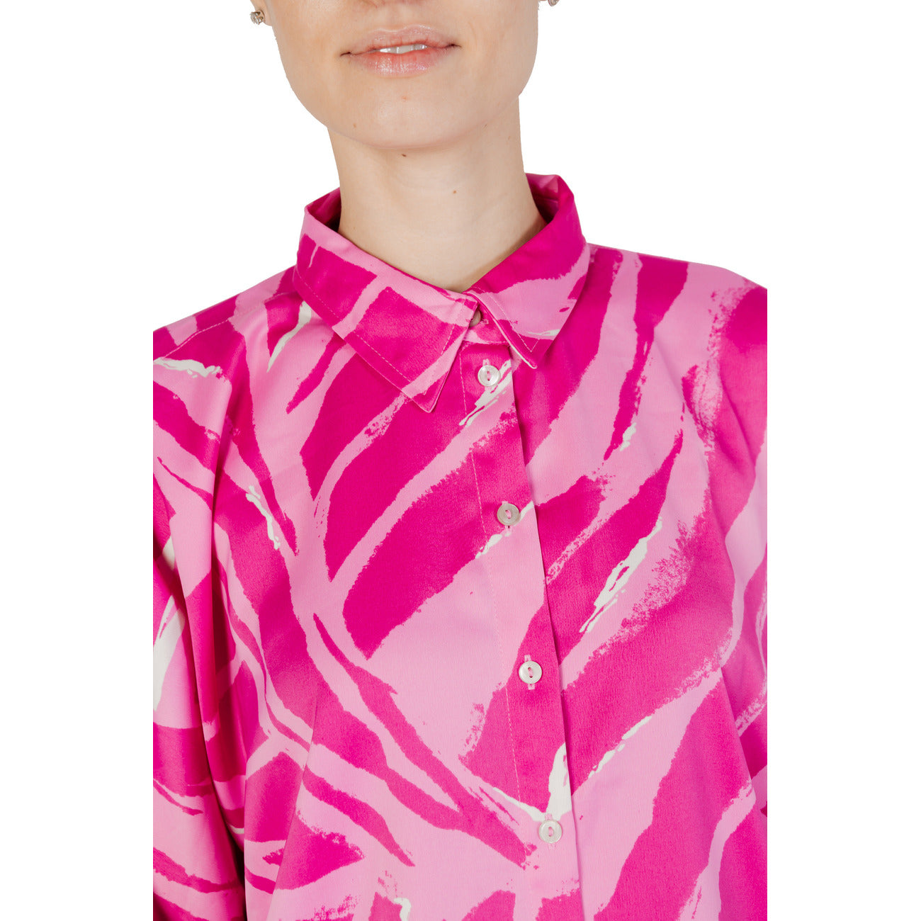 Only Shirt Dames Fuchsia