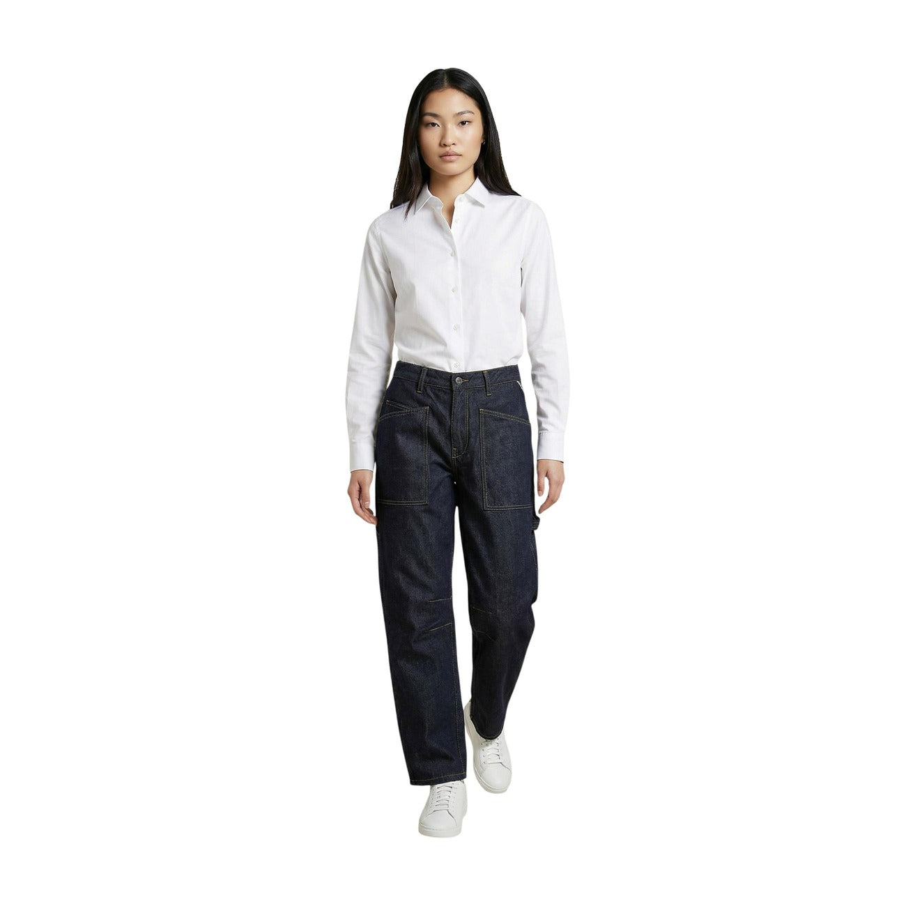 Replay Jeans Damen Blau