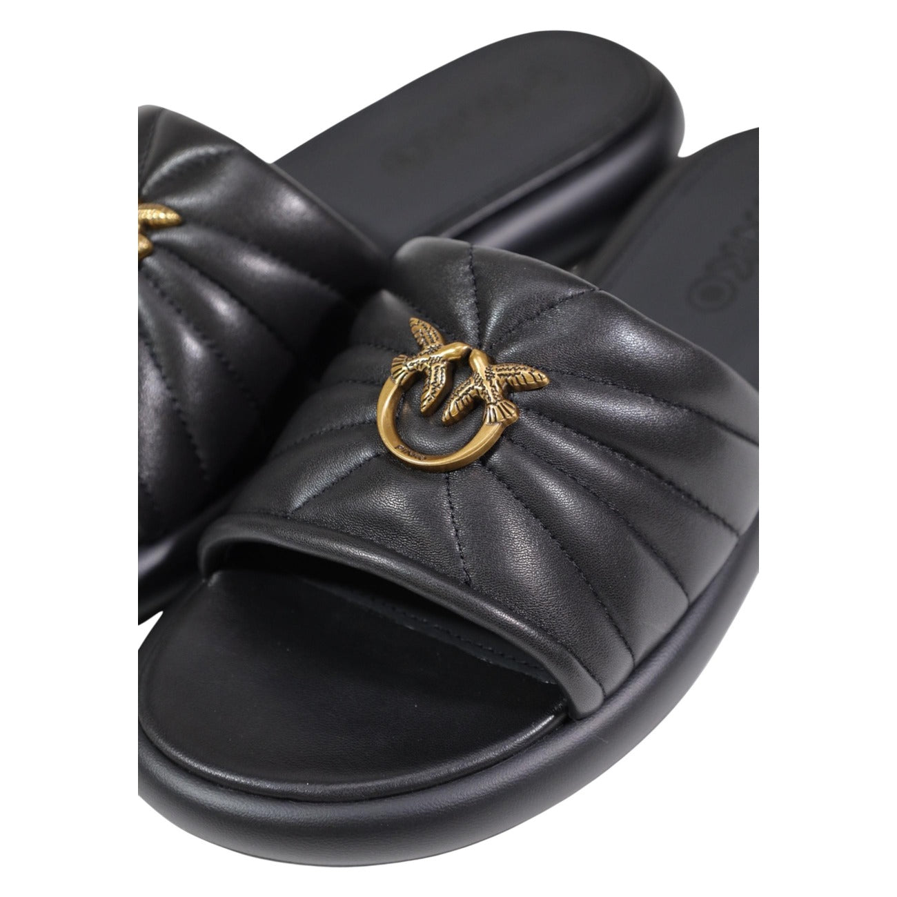 Pinko Women Slippers Schwarz