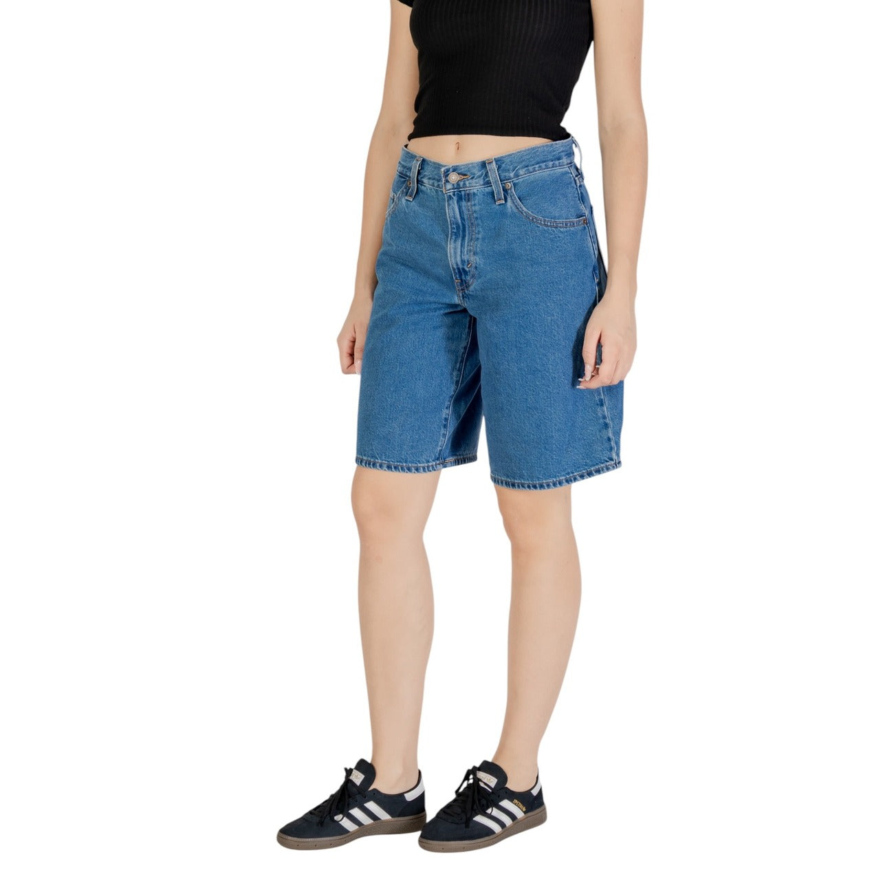 Levi`s Shorts Dames Blauw Blauw #2426092