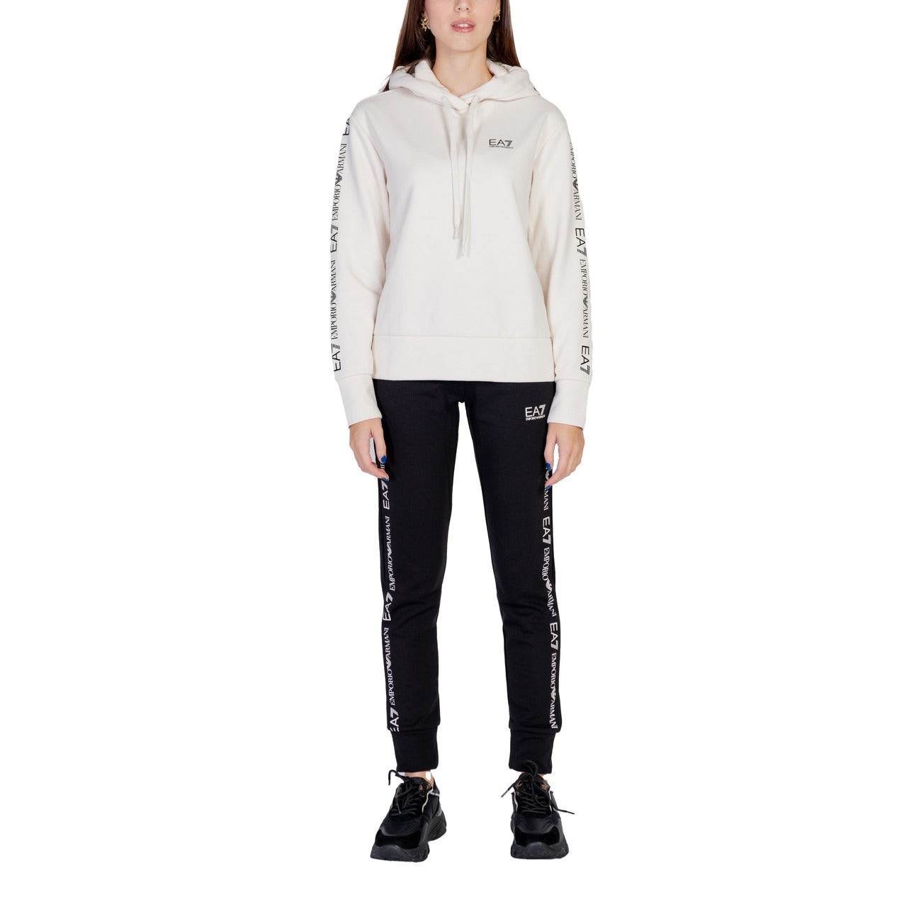 Ea7 Tracksuit Women Beige