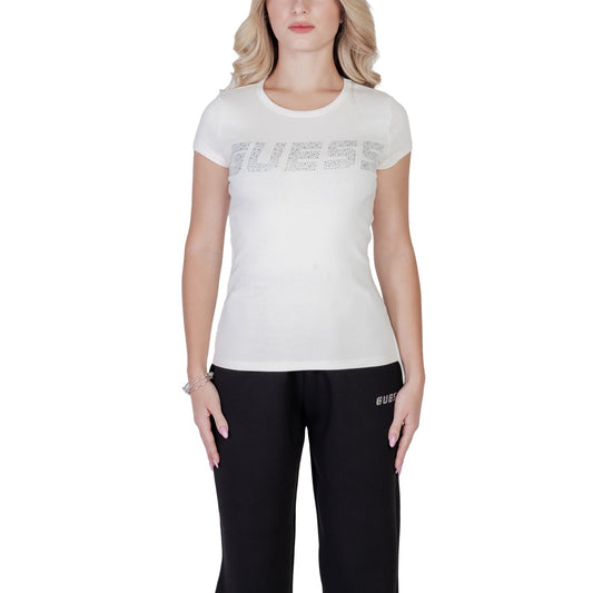 Guess T-shirt Women White #2346423