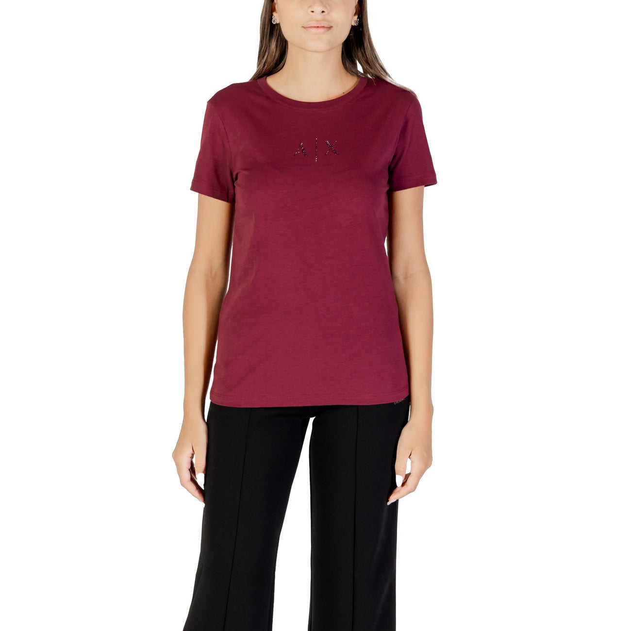 Armani Exchange T-shirt Dames Zwart #2429706