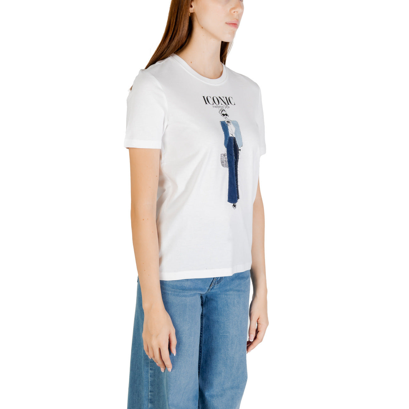 Only T-shirt Dames Wit #2425710
