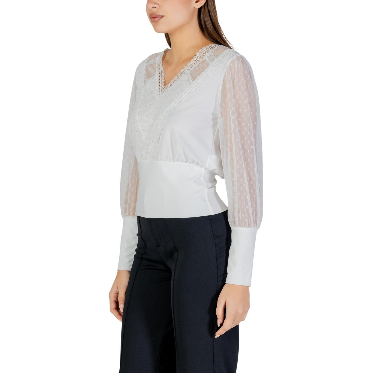 Morgan De Toi Bluse Damen Weiß