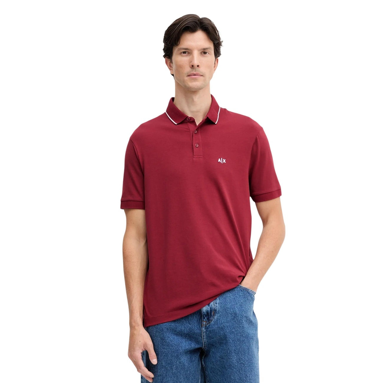 Armani Exchange Polo Top Herren Braun