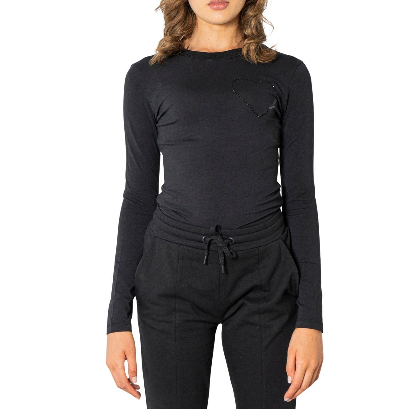 Love Moschino T-shirt Dames Zwart