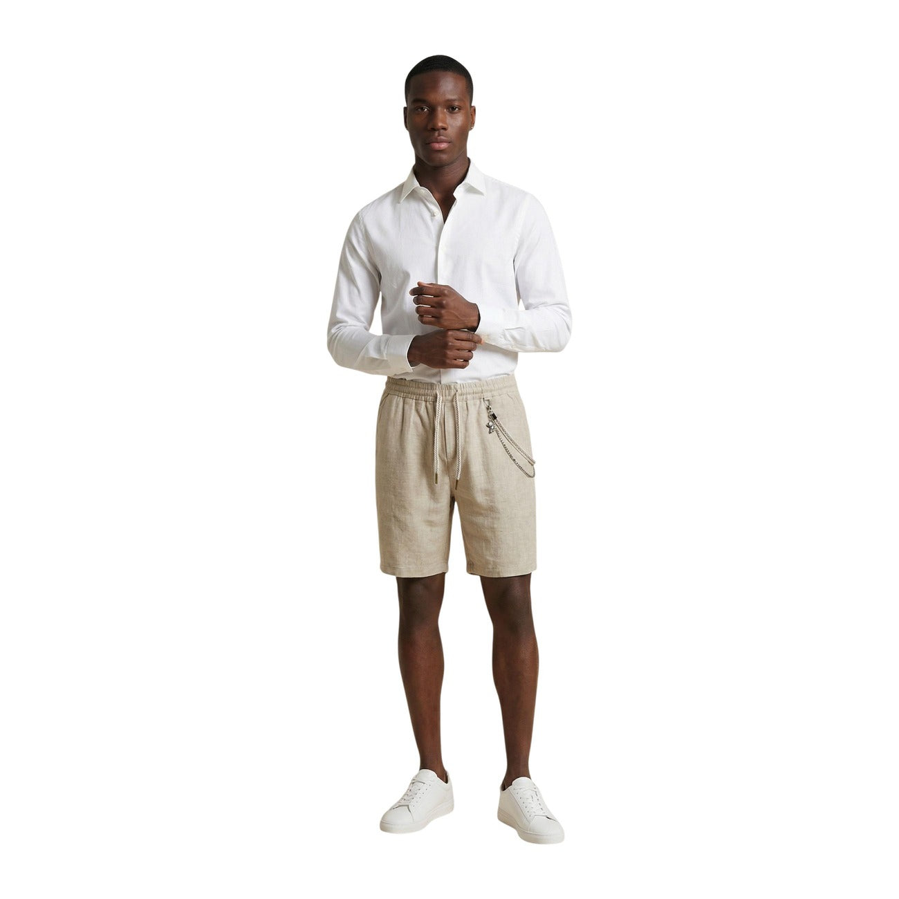 Gianni Lupo Bermuda Heren Beige