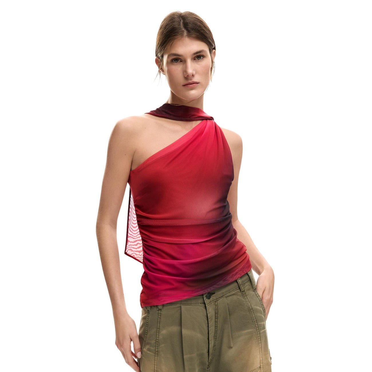 Desigual Top Dames Rood