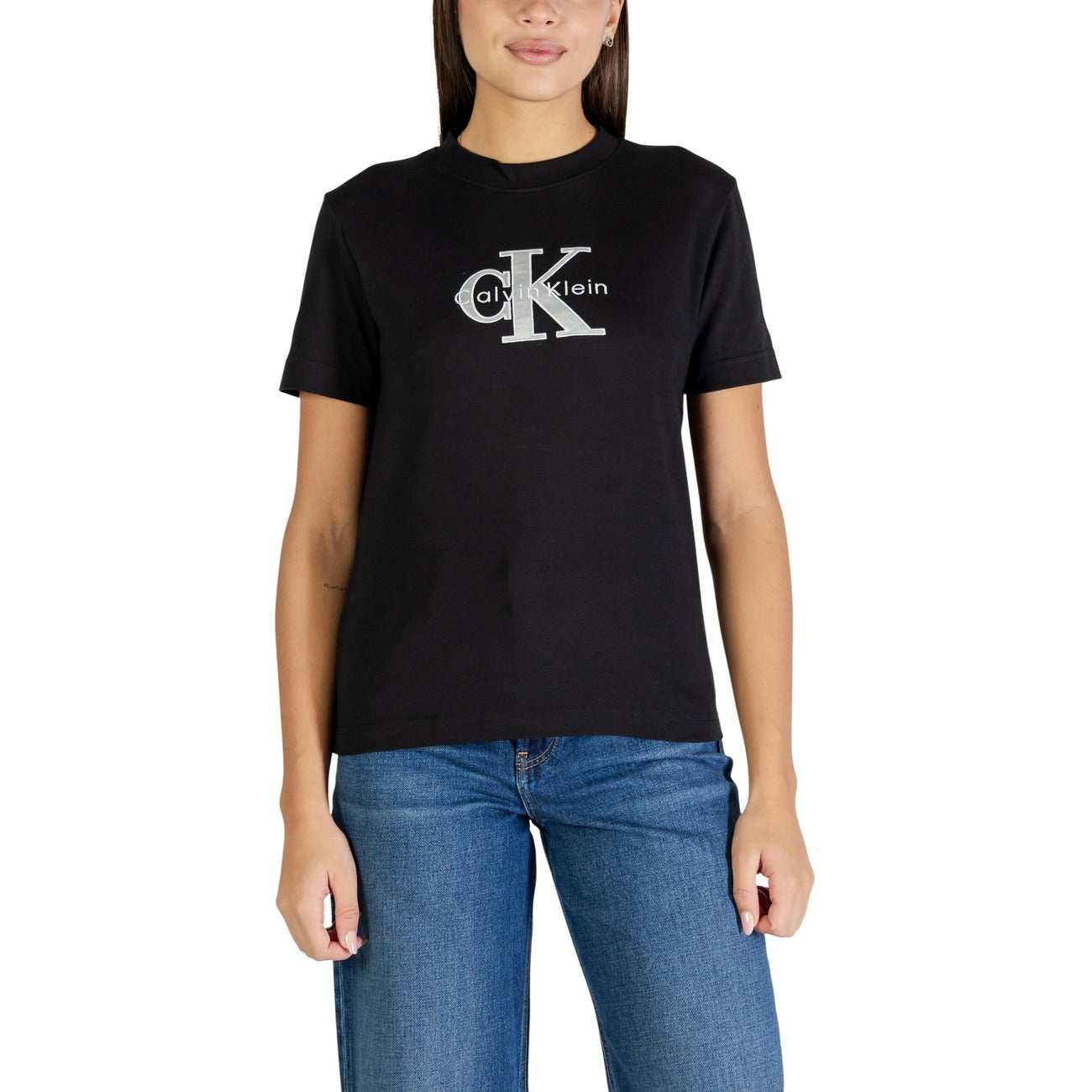 Calvin Klein Jeans T-shirt Women Burgundy