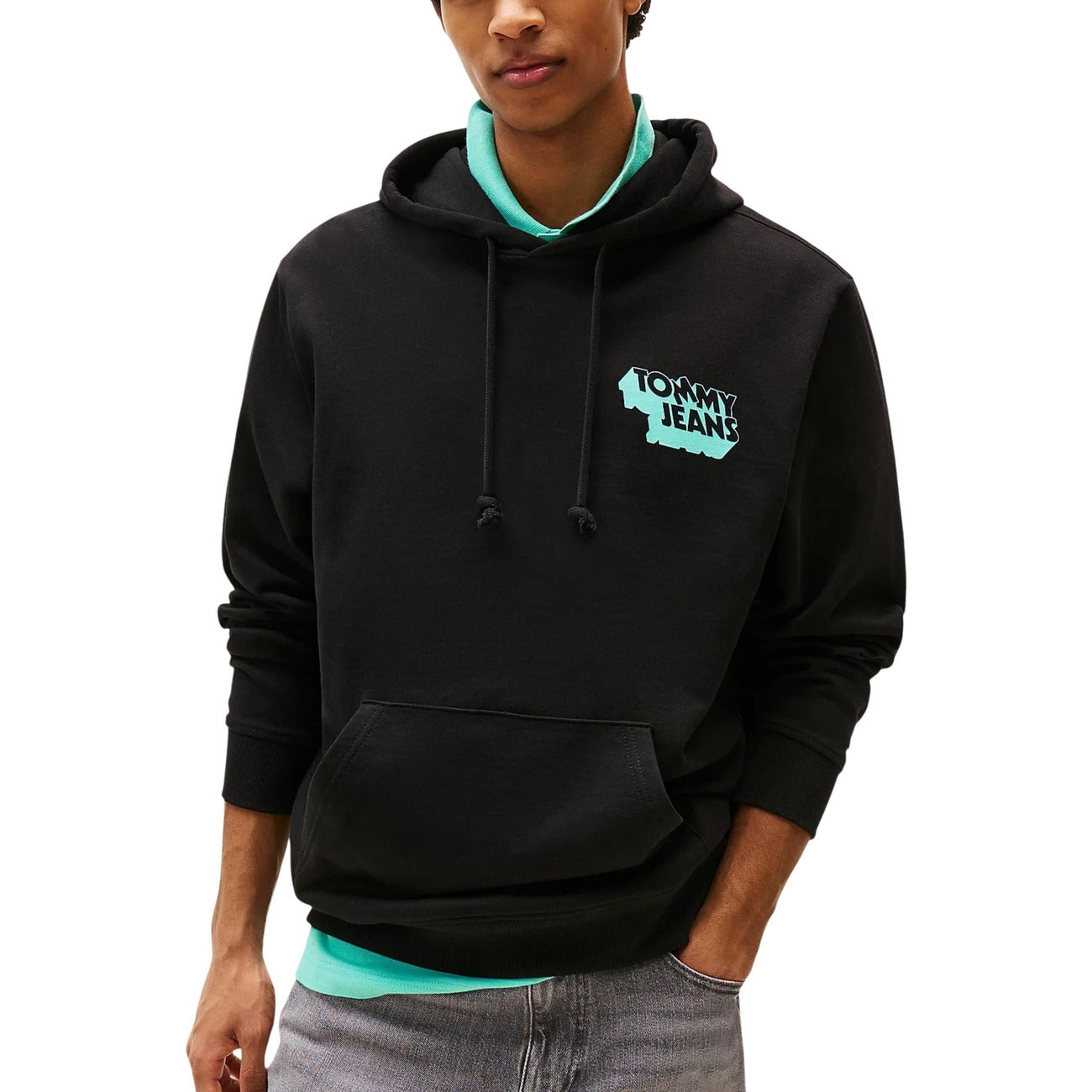 Tommy Hilfiger Jeans Sweatshirt Herren Schwarz