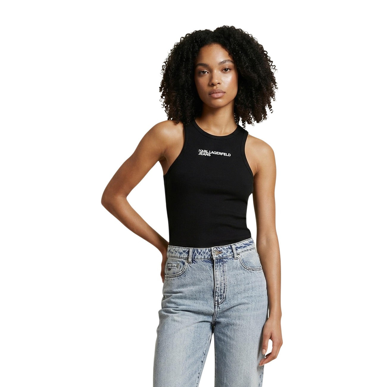 Karl Lagerfeld Jeans Strickjacke Damen Weiß