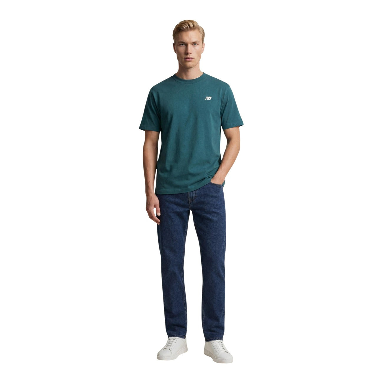 New Balance T-Shirt Herren Grün
