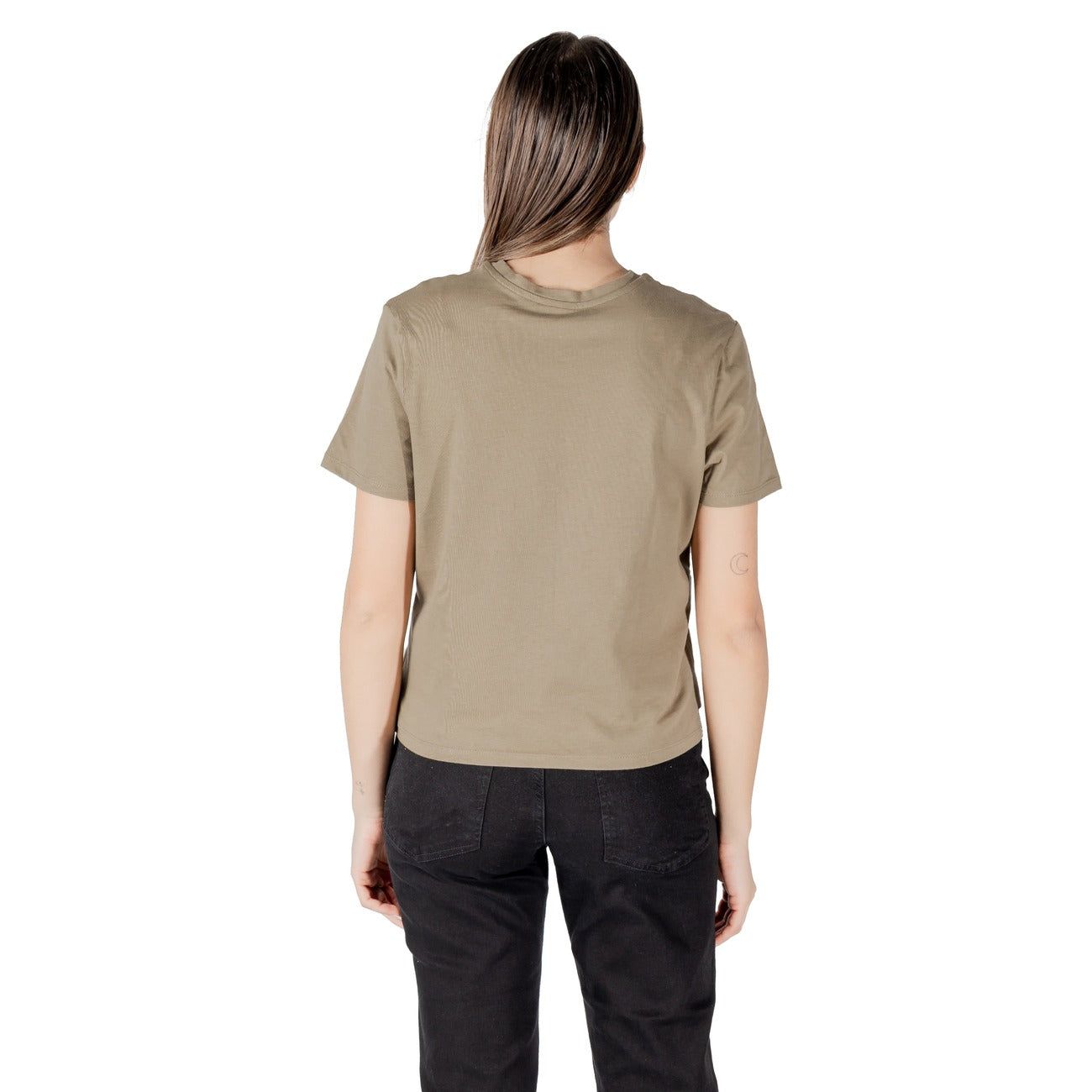 Jacqueline De Yong T-shirt Dames Groen