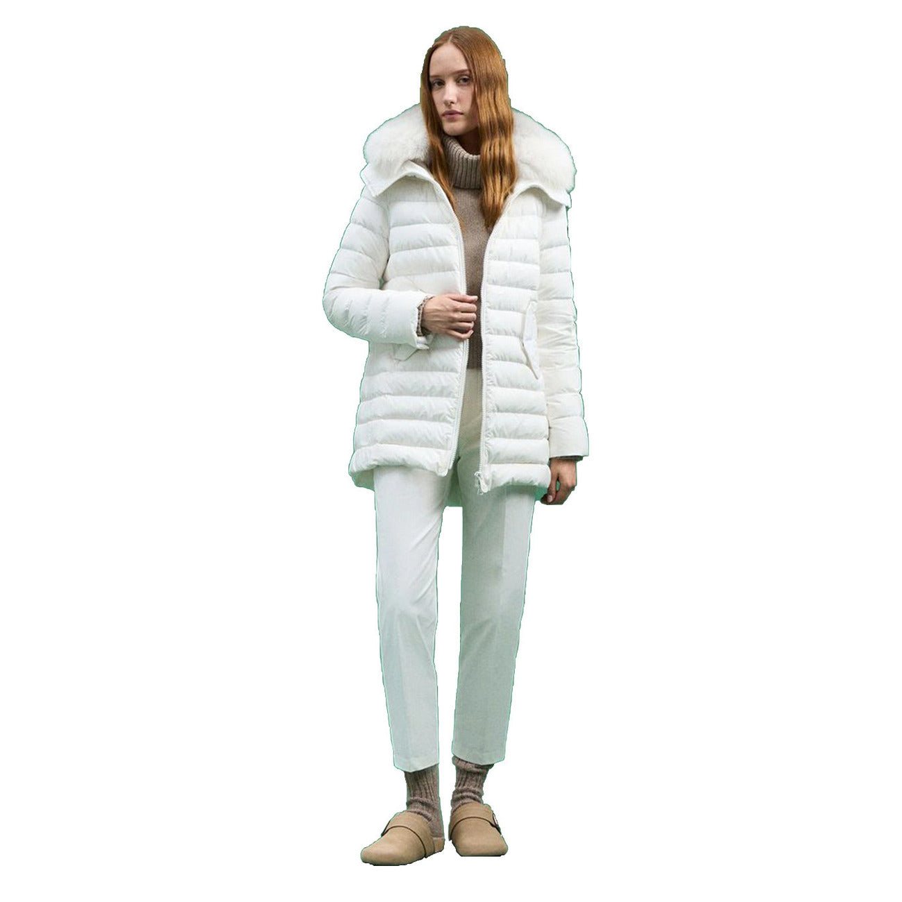 Peuterey Windjack Damen Weiß