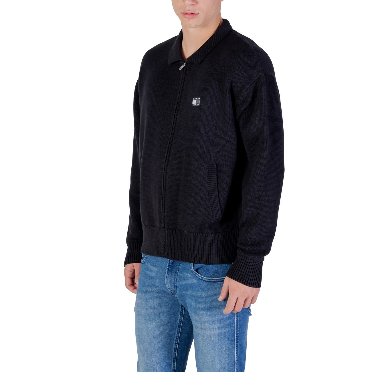 Tommy Hilfiger Jeans Breimode Heren Zwart