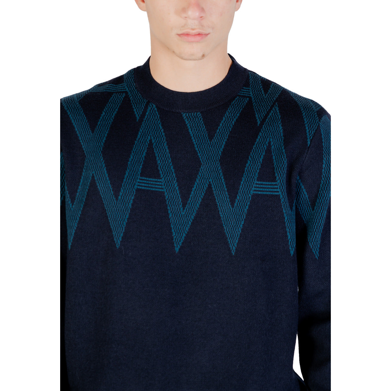 Armani Exchange Strickmode Herren Blau #2440293