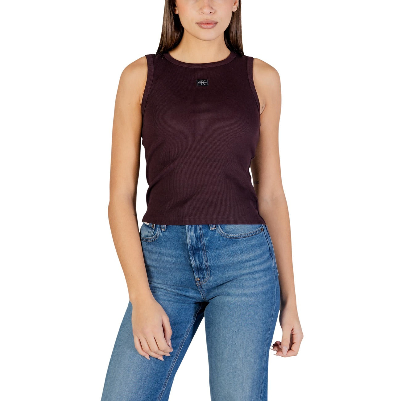Calvin Klein Jeans Top Women Brown