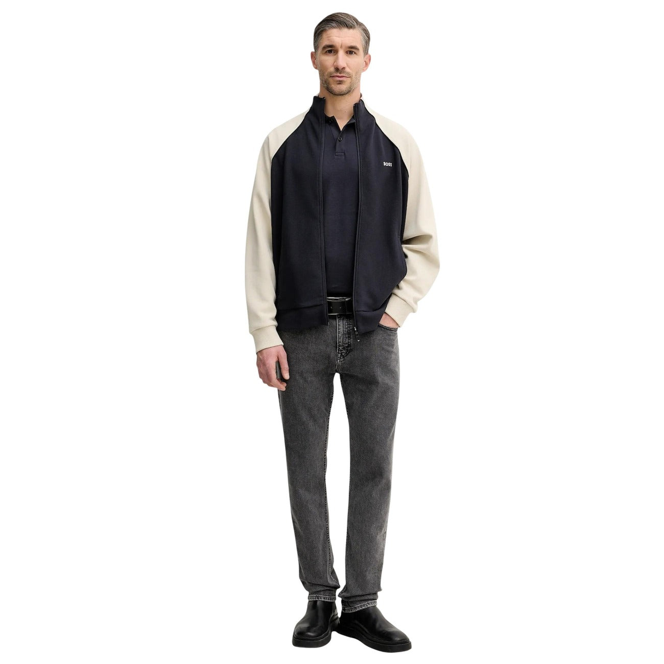 Boss Jeans Heren Grijs