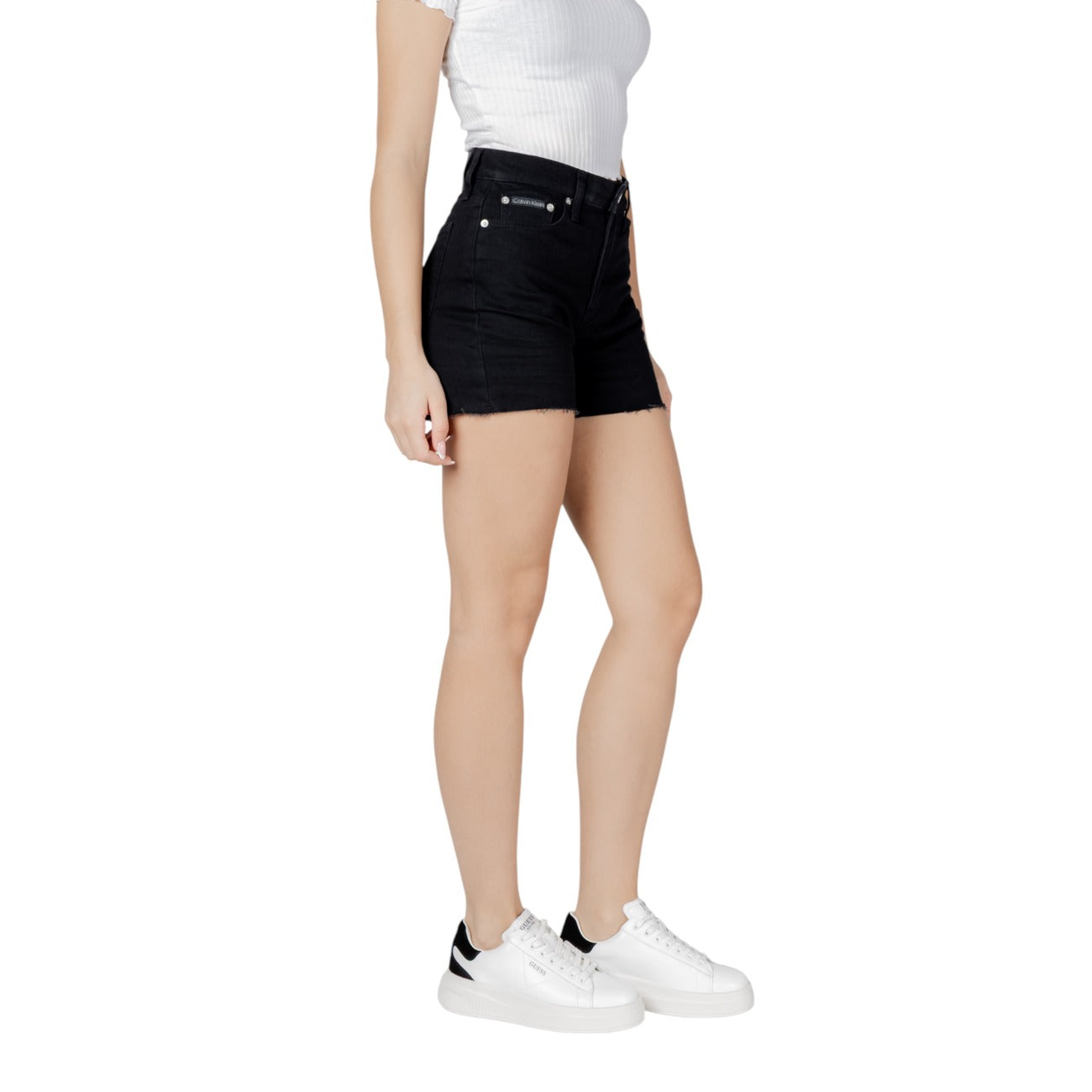 Calvin Klein Jeans Shorts Dames Zwart