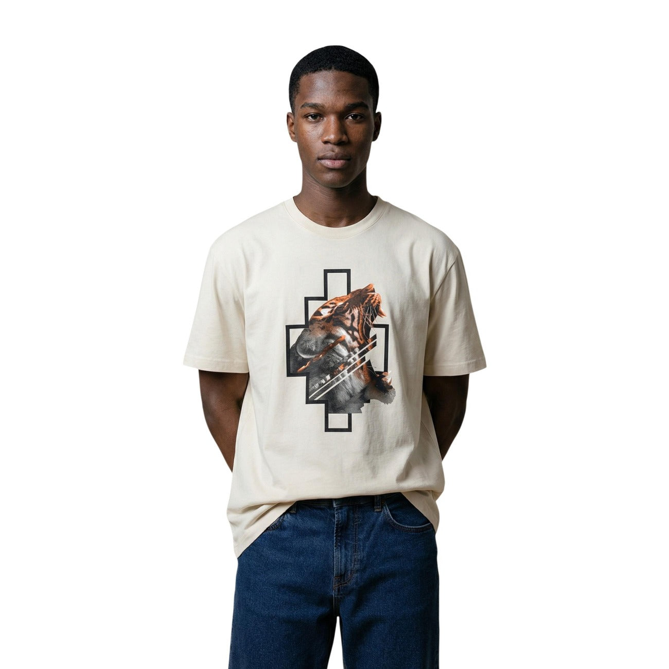 County Of Milan T-shirt Heren Beige #2459571