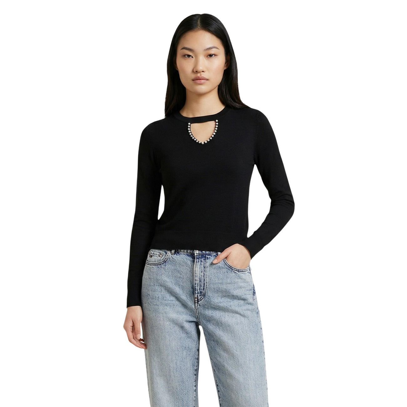 Only Strickmode Damen Schwarz
