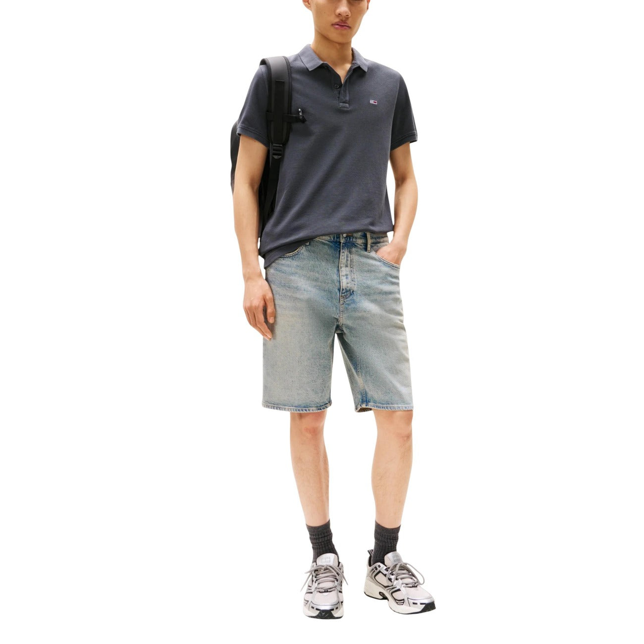 Tommy Hilfiger Jeans Polo Top Herren Grau