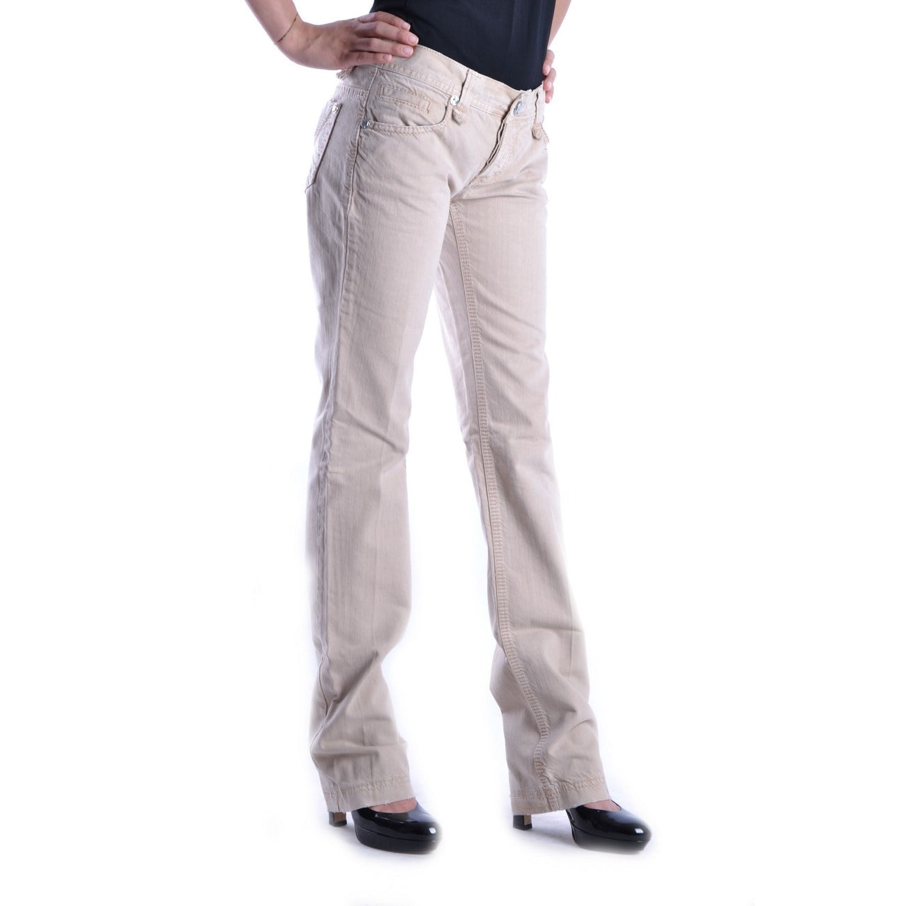Pinko Jeans Dames Beige