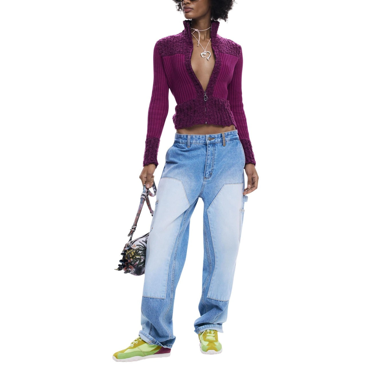 Desigual Cardigan Damen Fuchsia
