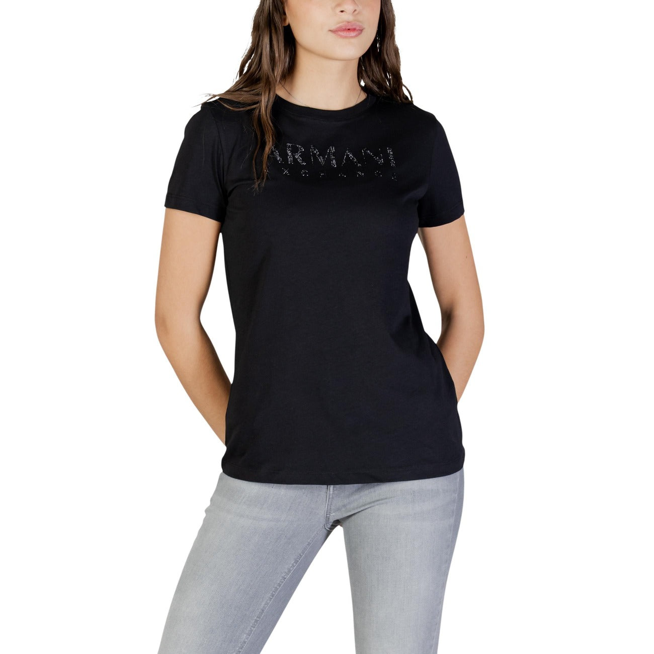 Armani Exchange T-Shirt Damen Schwarz #2450724