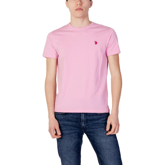 U.s. Polo Assn. T-shirt Heren Roze