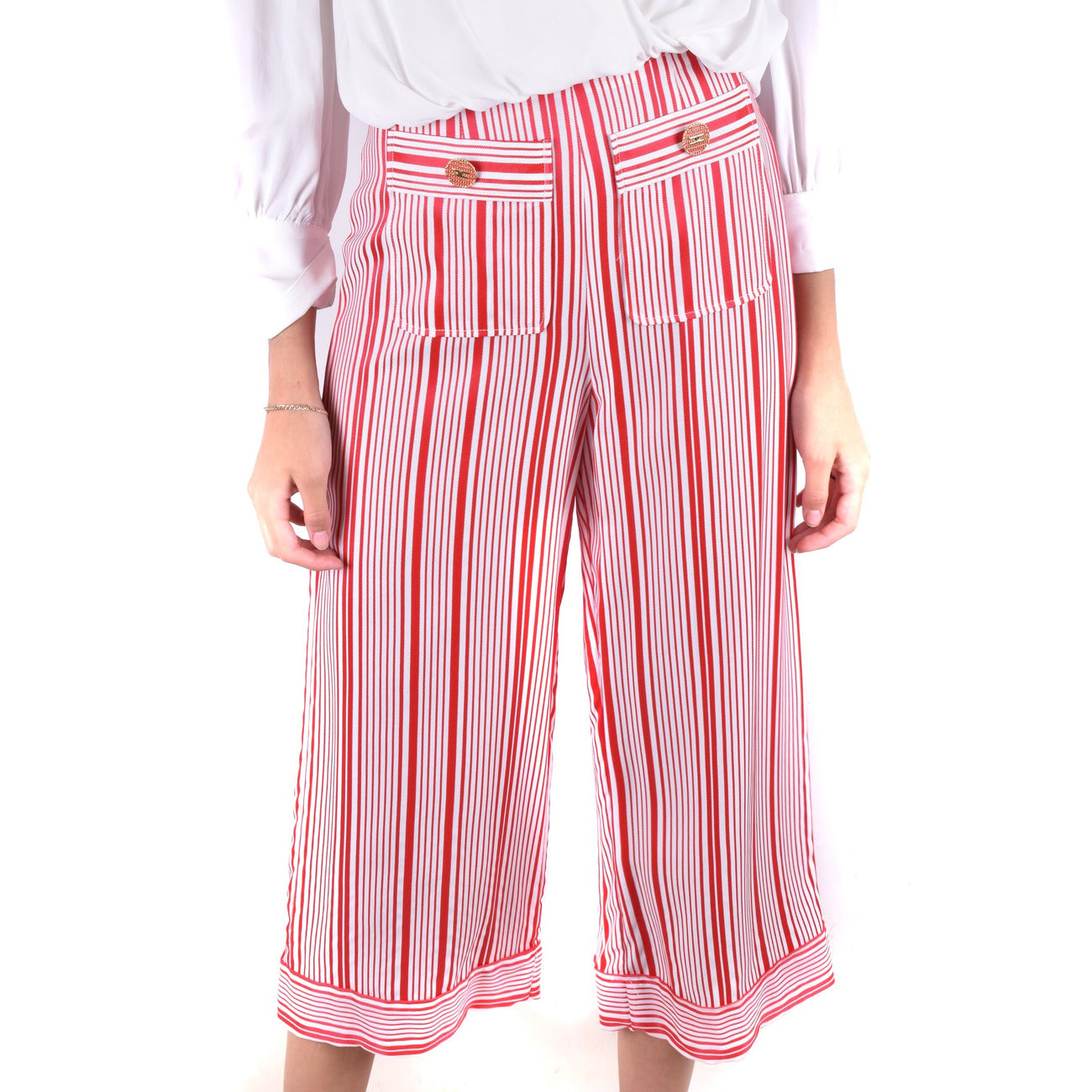 Elisabetta Franchi Broek Dames Rood #2425090
