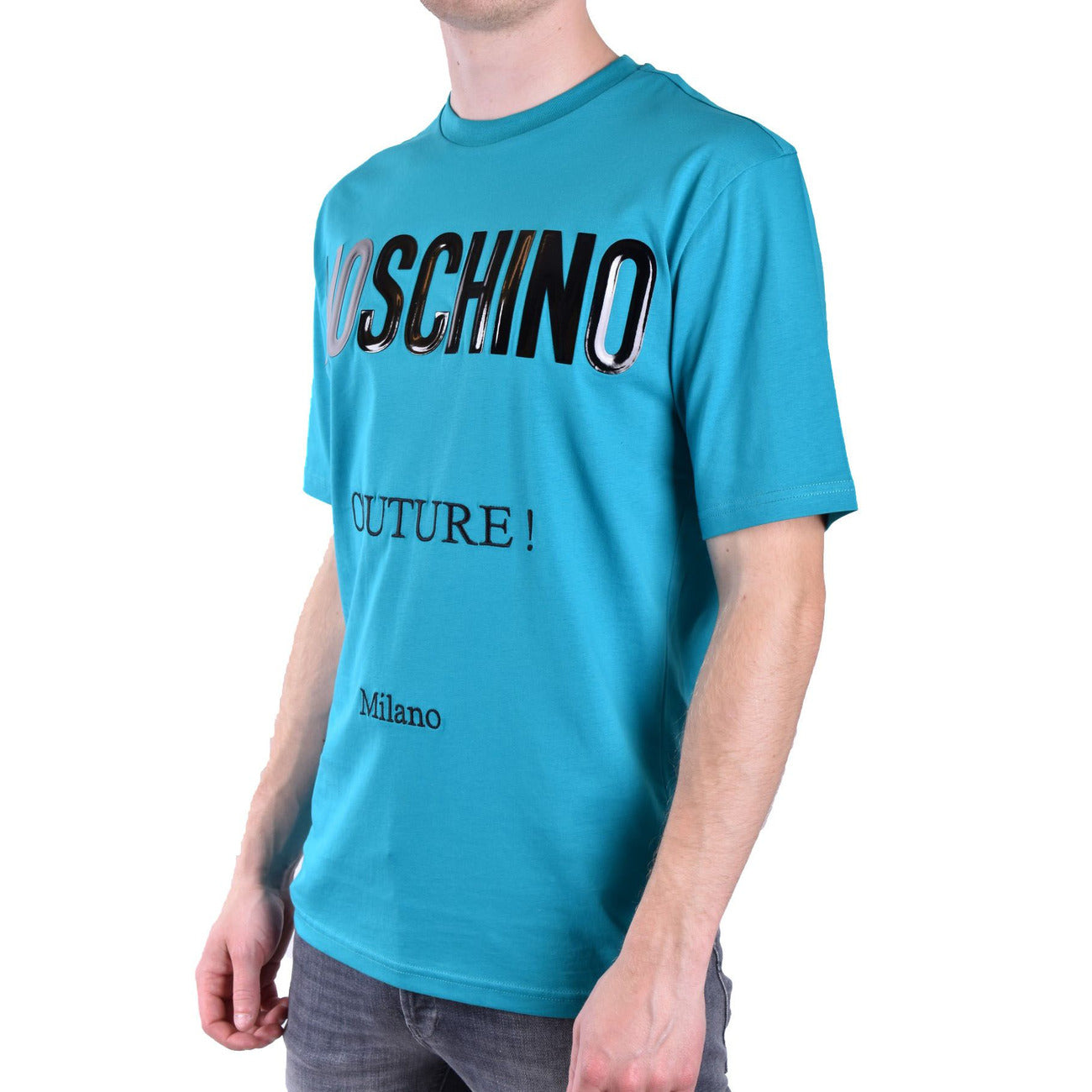 Moschino T-shirt Heren Lichtblauw #2424544