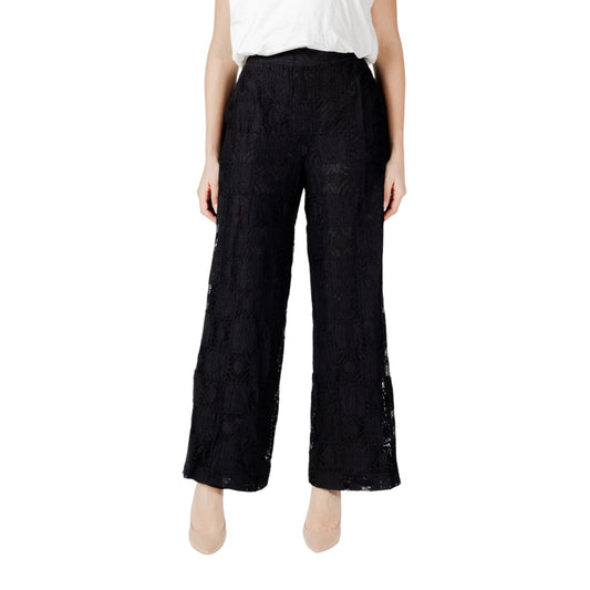 Vila Clothes Hose Damen Schwarz