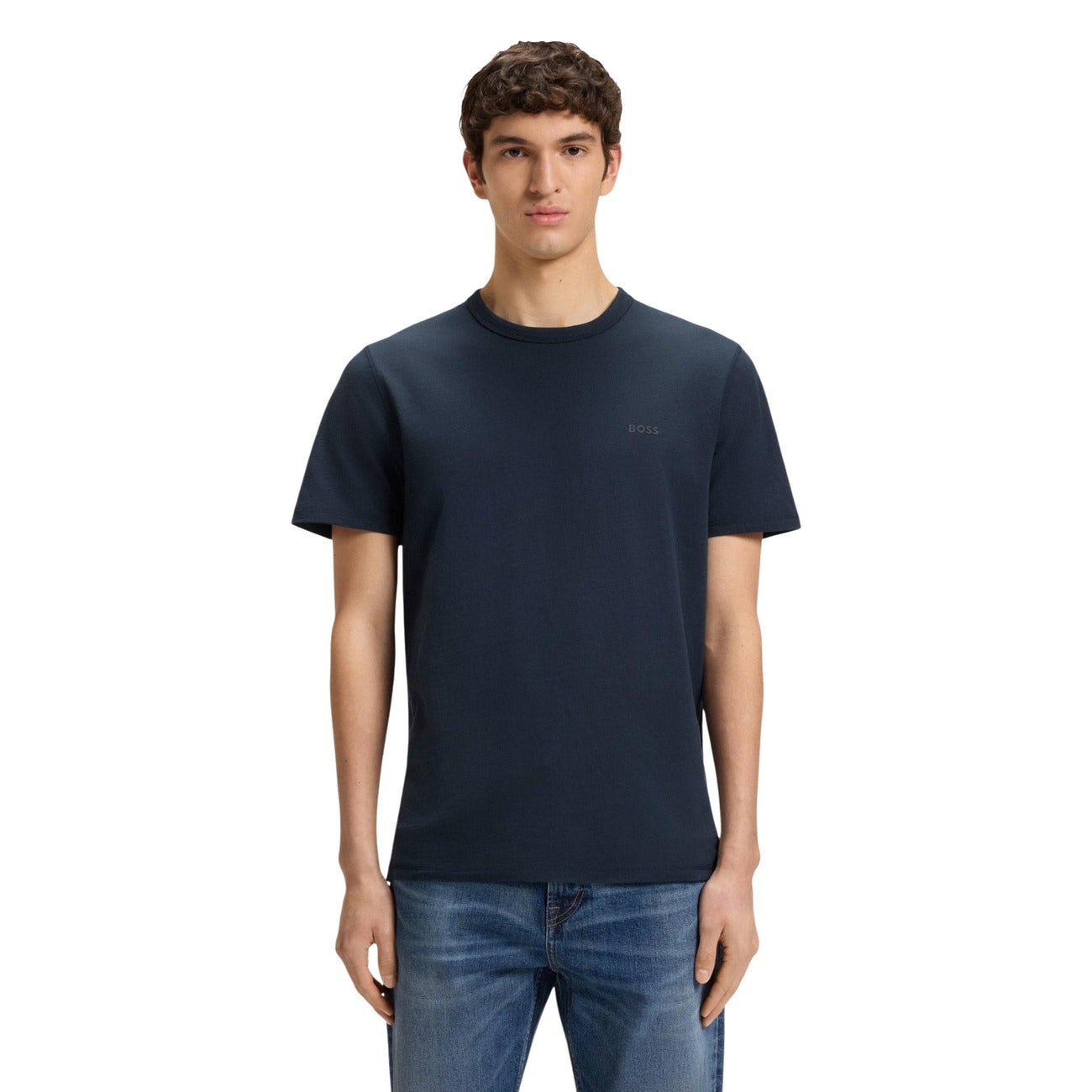 Boss T-Shirt Herren Blau