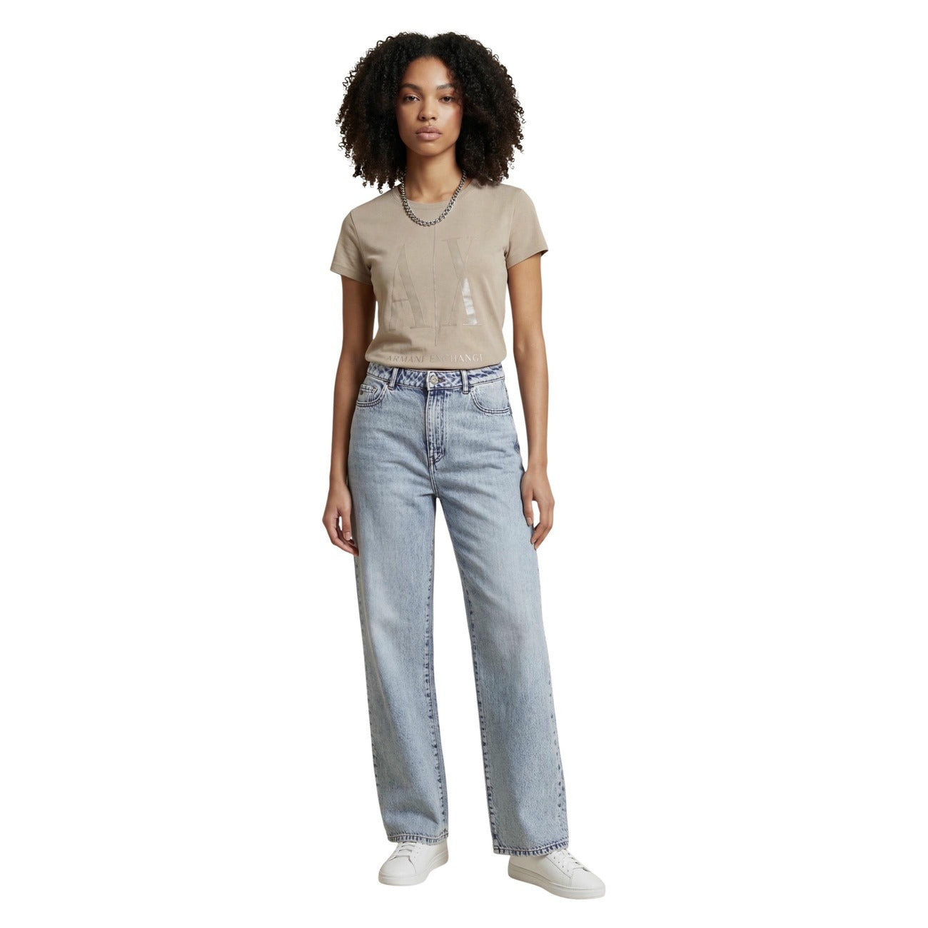 Armani Exchange Jeans Damen Hellblau