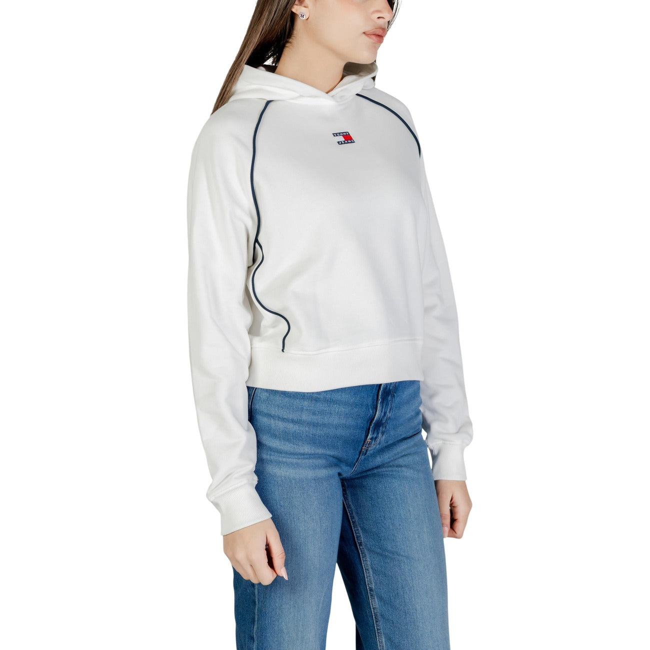 Tommy Hilfiger Jeans Sweatshirt Dames Wit #2470030