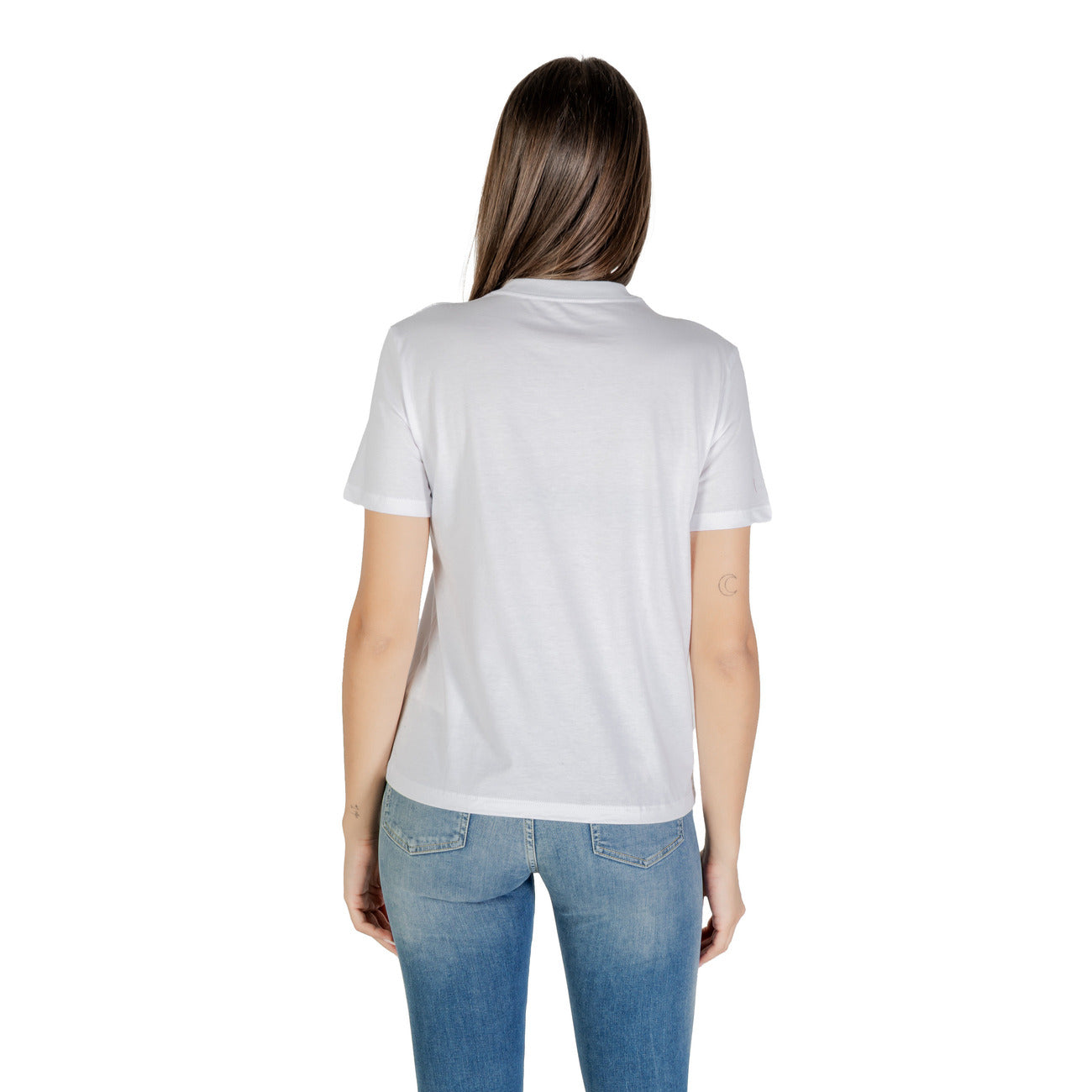 Calvin Klein Jeans T-shirt Dames Wit #2427063
