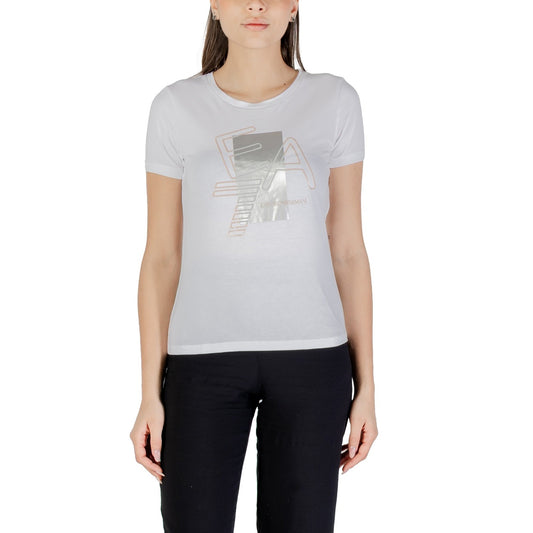 Ea7 T-shirt Dames Wit #2421815