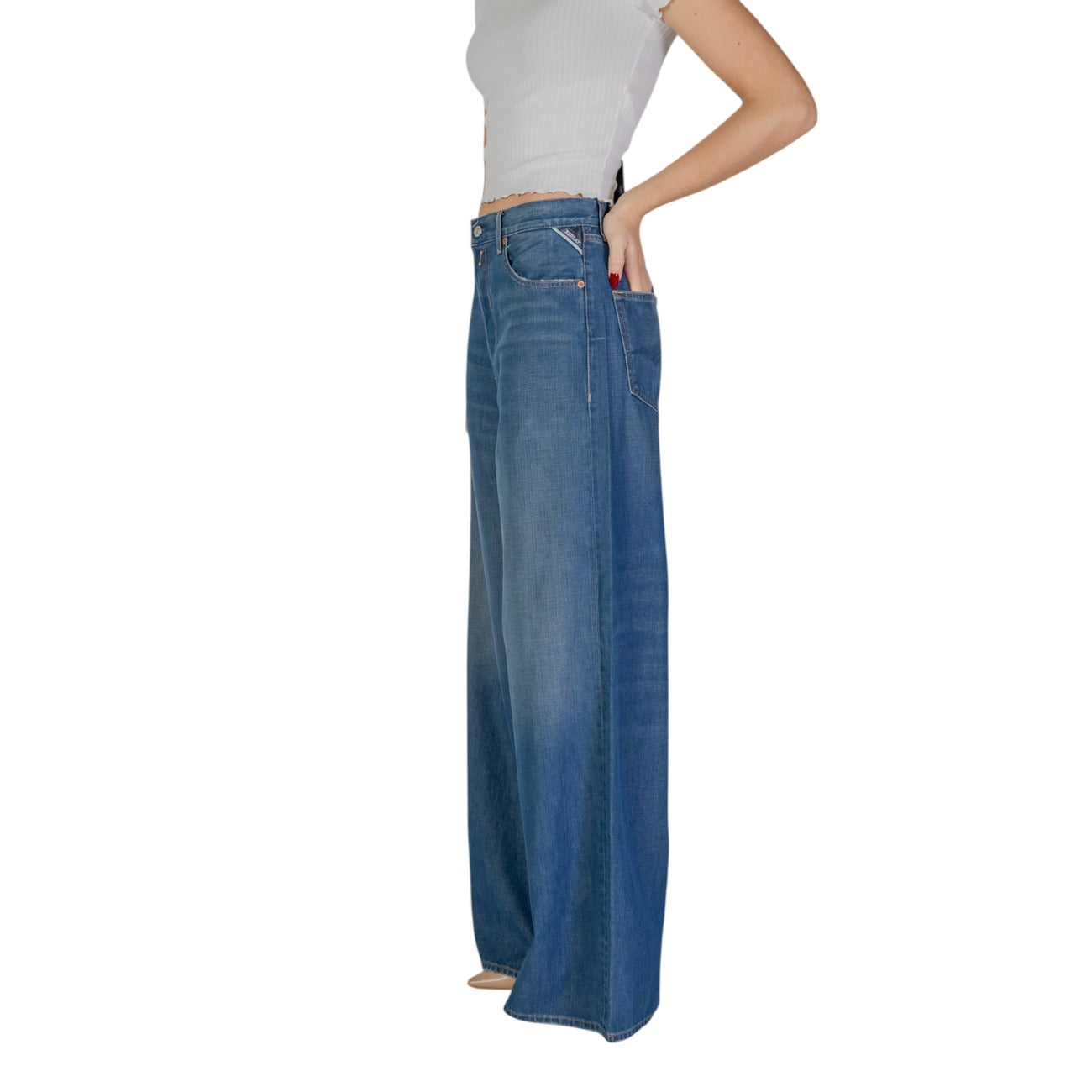 Replay Jeans Dames Blauw #2382849