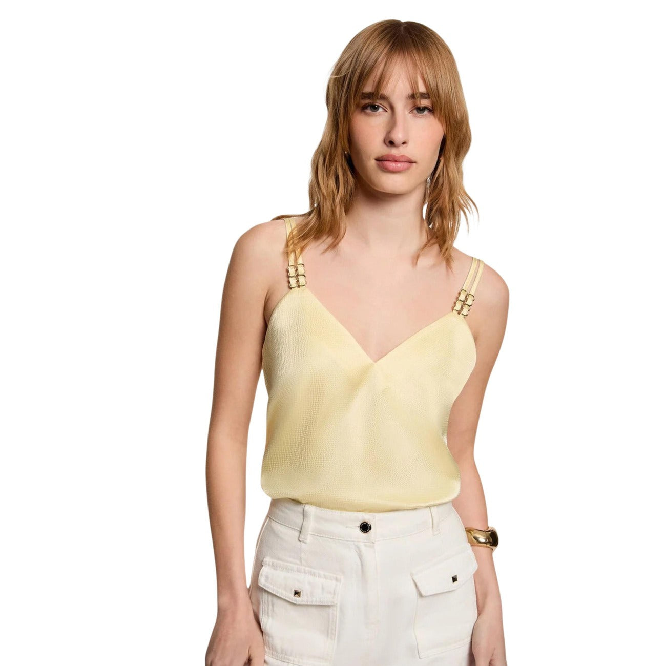 Morgan De Toi Top Damen Gelb